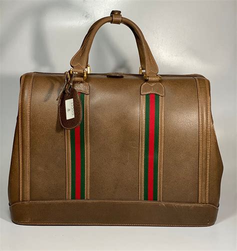 Borse da viaggio Gucci in Pelle Marrone 